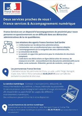 Permanences de France Service et accompagnement numérique