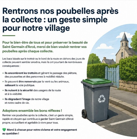 Rentrer poubelles